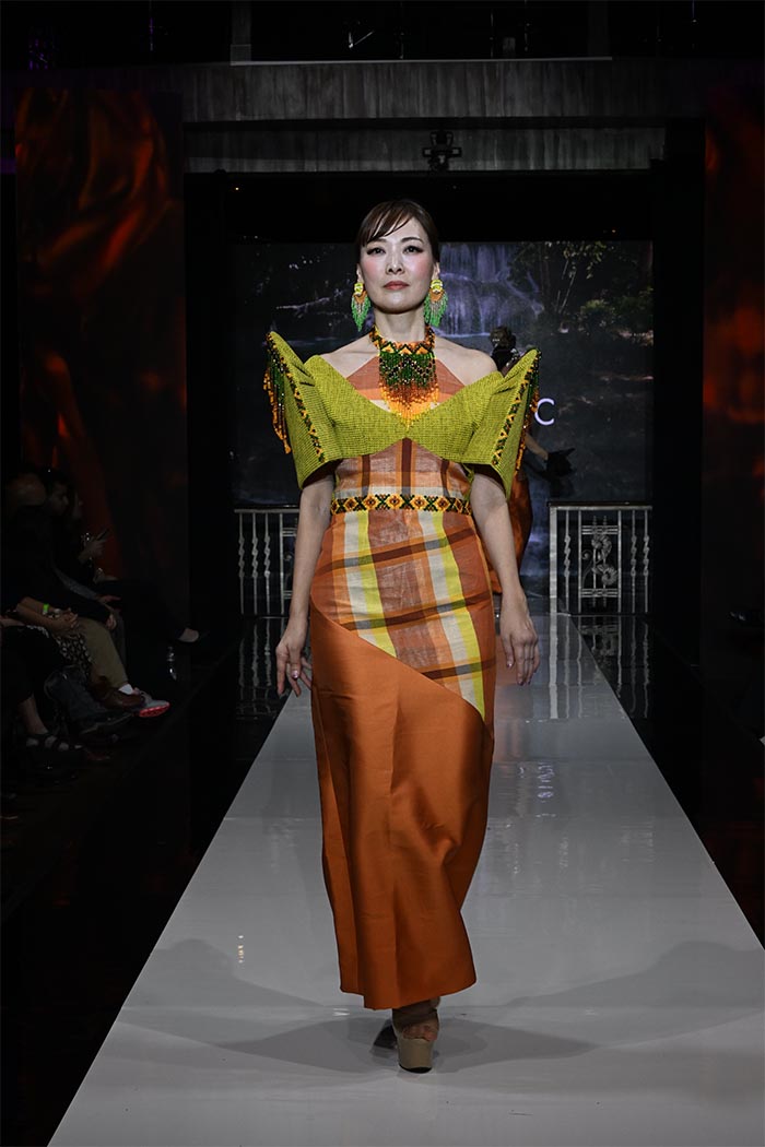 House of MUSA runway look during hiTechMODA NYFW